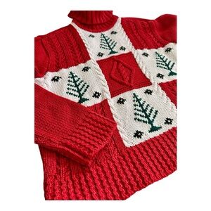 Christmas Sweater‎ Liz Claiborne Cable-knit Sweater M